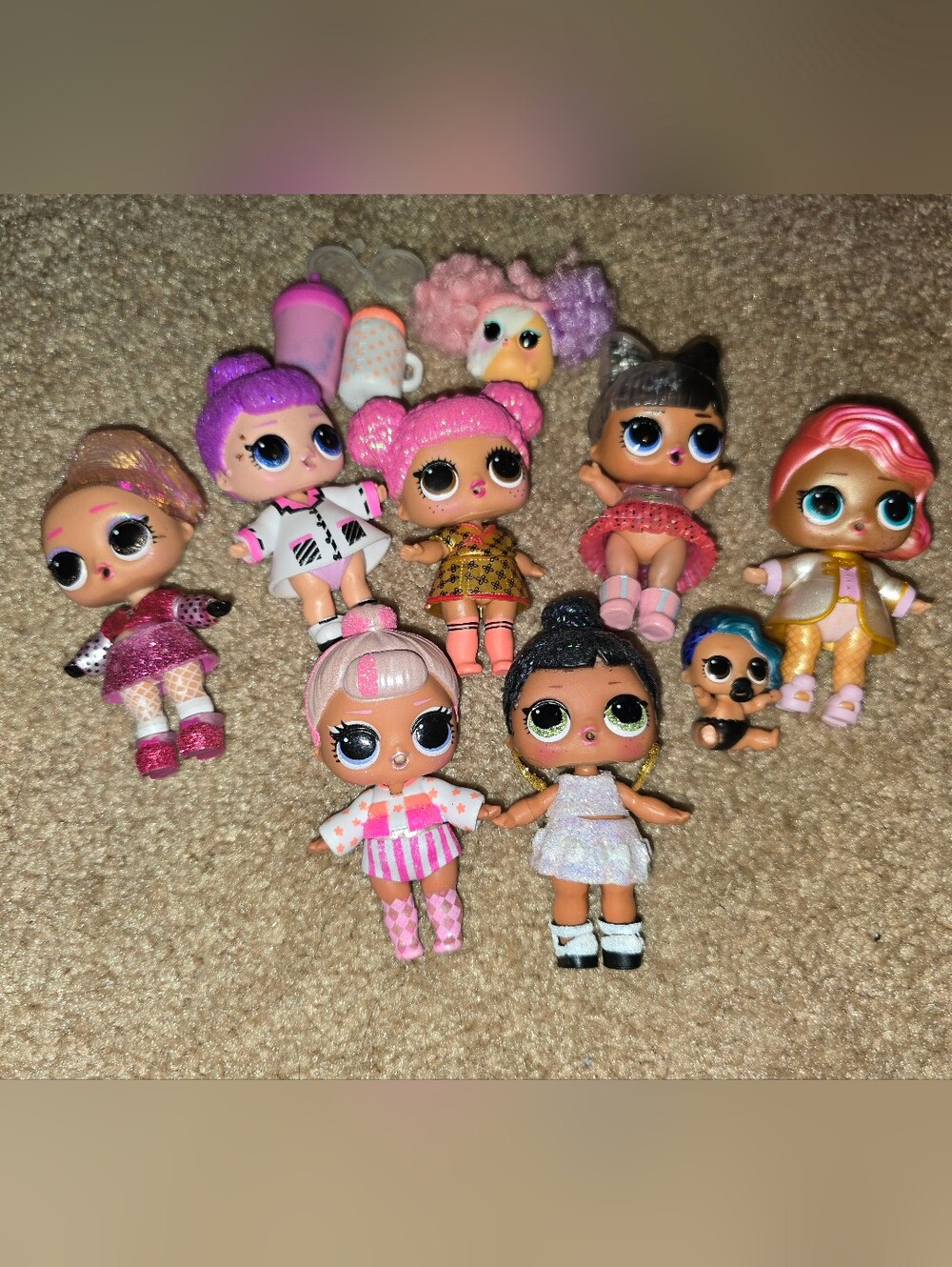 Lol Surprise Dolls With Outfits,  Accessories, &  Lol Pet Lot